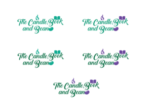 Logo Design by yadunath for The Candle, Book and Bean | Design #11876360