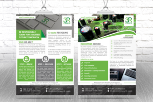 Electronics Recycling and IT Asset Disposition Flyer and Brochure Design | Flyer Design by Ena