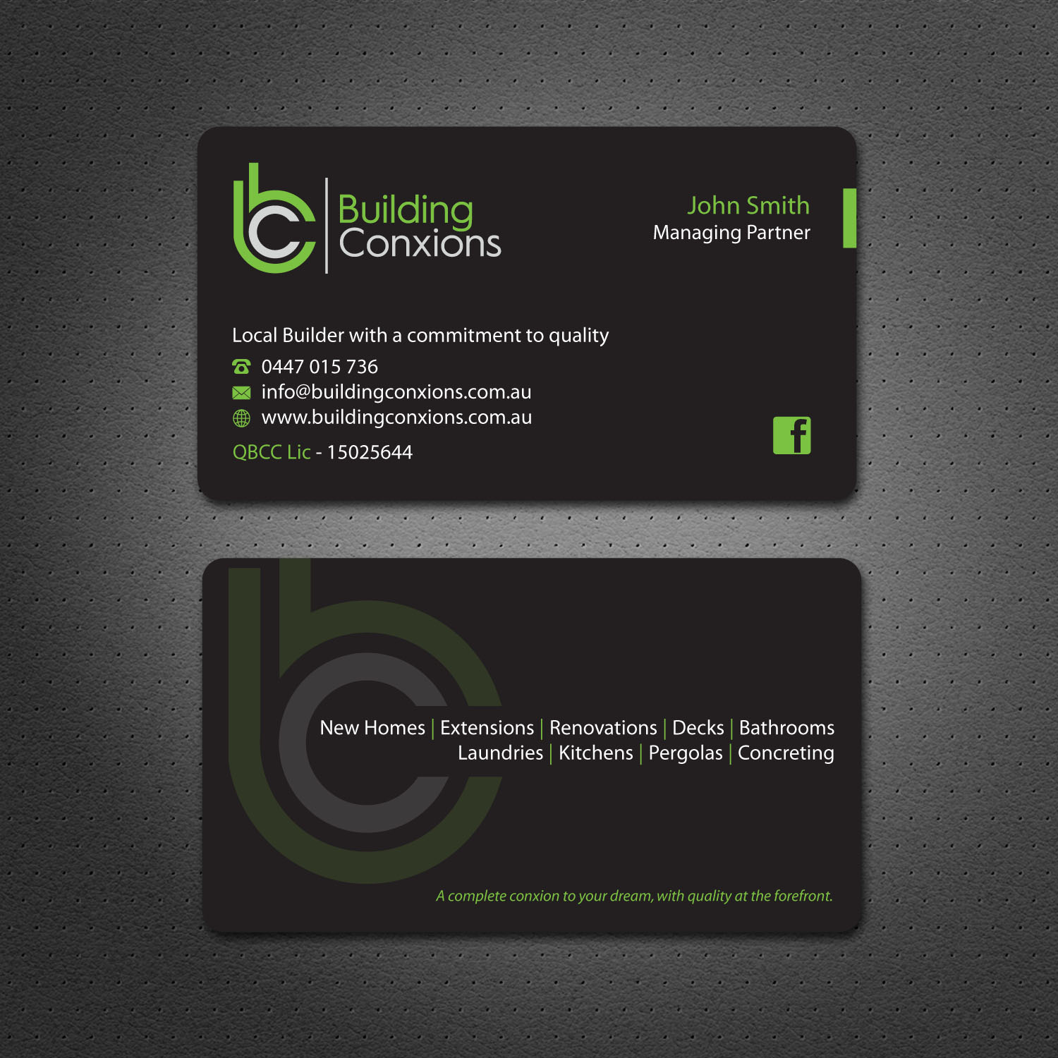 Business Card Design by Dezero for Building Conxions | Design #11902198