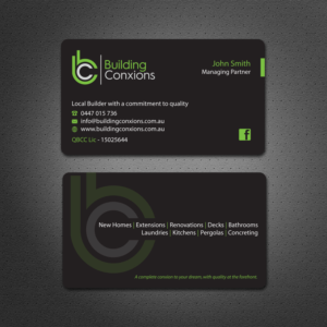 Business Card Design by Dezero for Building Conxions | Design: #11902198