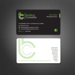Business Card Design by Dezero for Building Conxions | Design: #11911580