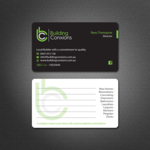 Business Card Design by Dezero for Building Conxions | Design: #11917245