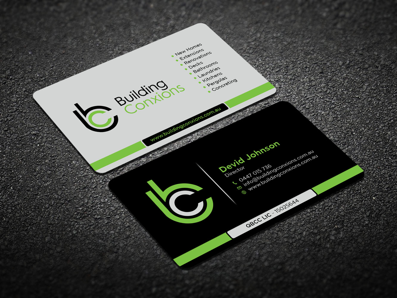 Business Card Design by Verified artistry (Design garden) for Building Conxions | Design #11907879