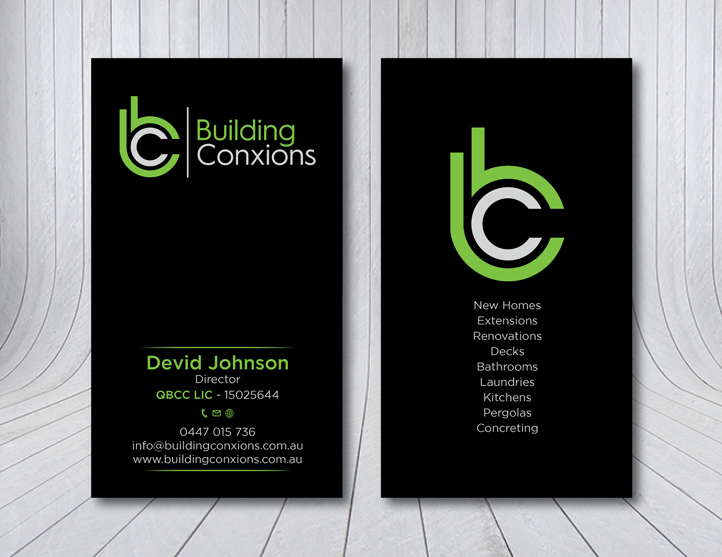 Business Card Design by Verified artistry for Building Conxions | Design #11907897