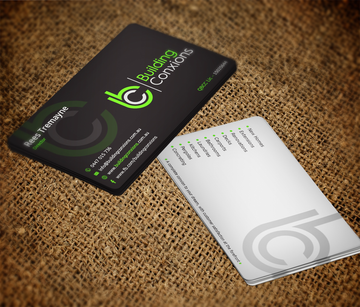 Business Card Design by EWS Webs for Building Conxions | Design #11917494