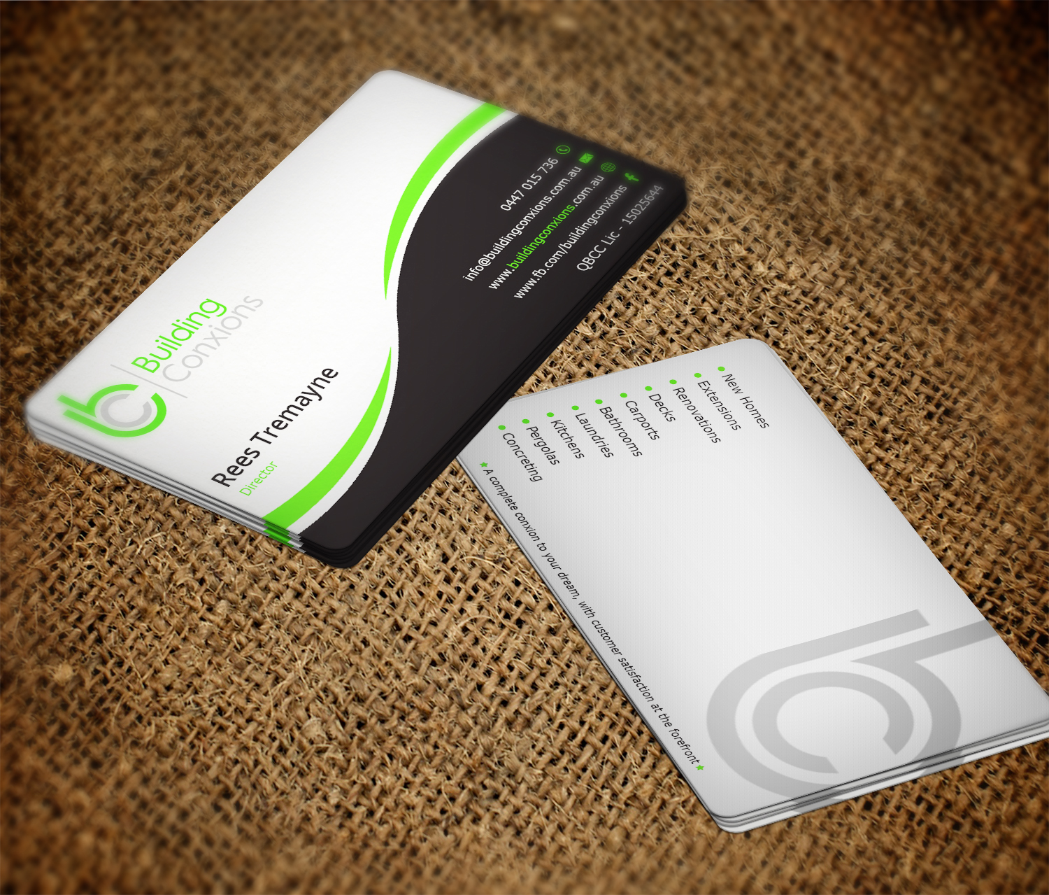 Business Card Design by EWS Webs for Building Conxions | Design #11917781