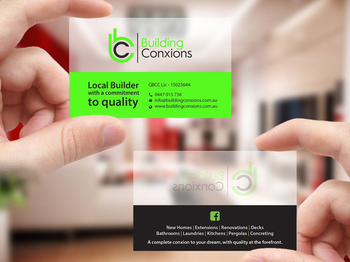Design de Carte de Visite par Creations Box 2015 pour Building Conxions | Design #11909578