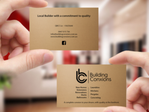 Business Card Design by Creations Box 2015 for Building Conxions | Design: #11909627