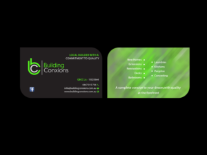 Business Card Design by Creations Box 2015 for Building Conxions | Design: #11909633