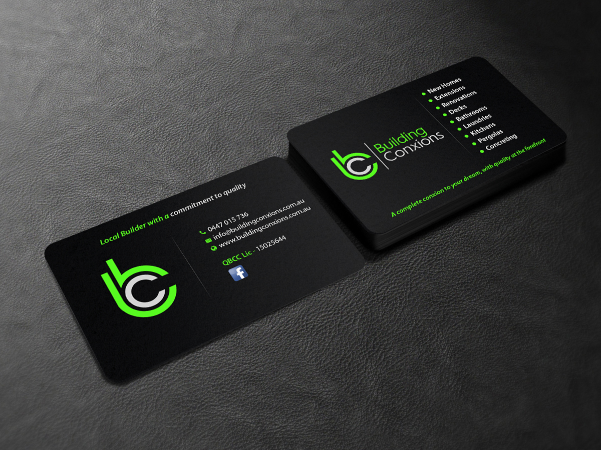Business Card Design by Creations Box 2015 for Building Conxions | Design #11909648