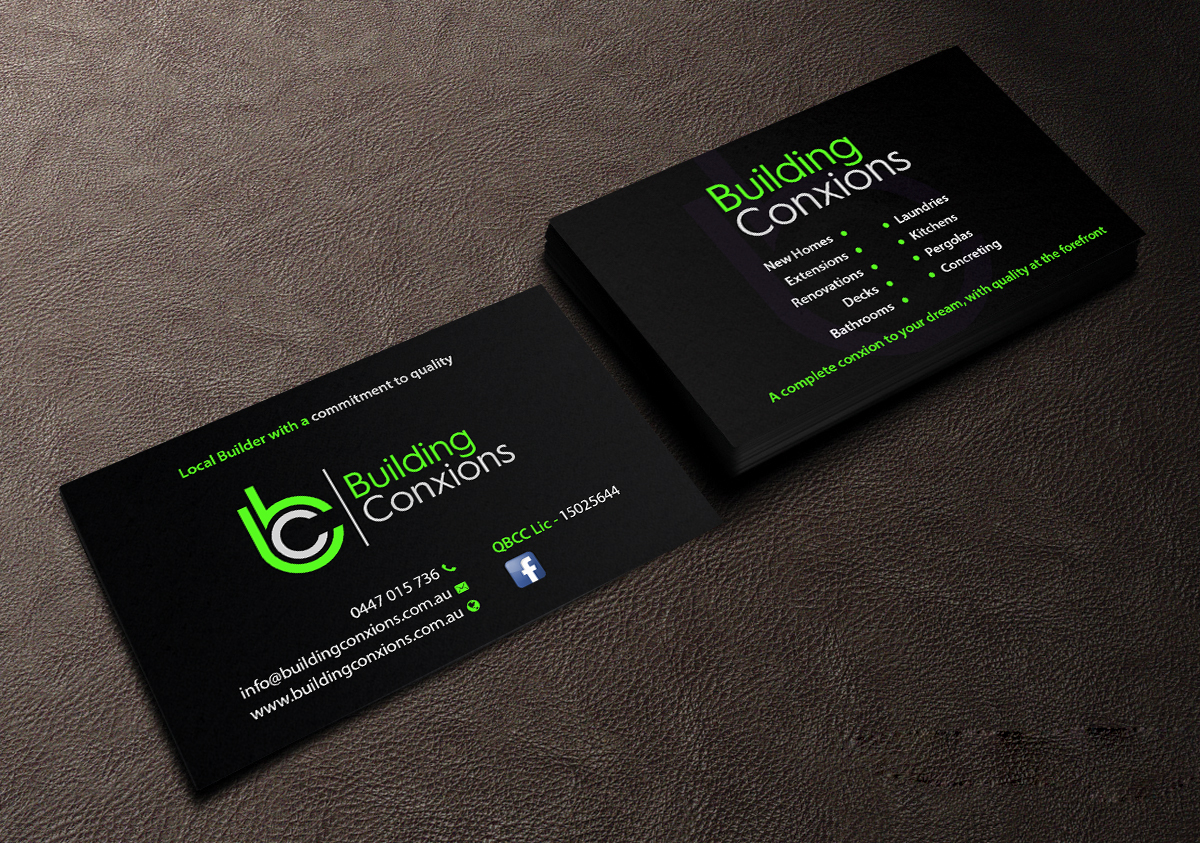 Business Card Design by Creations Box 2015 for Building Conxions | Design #11909653