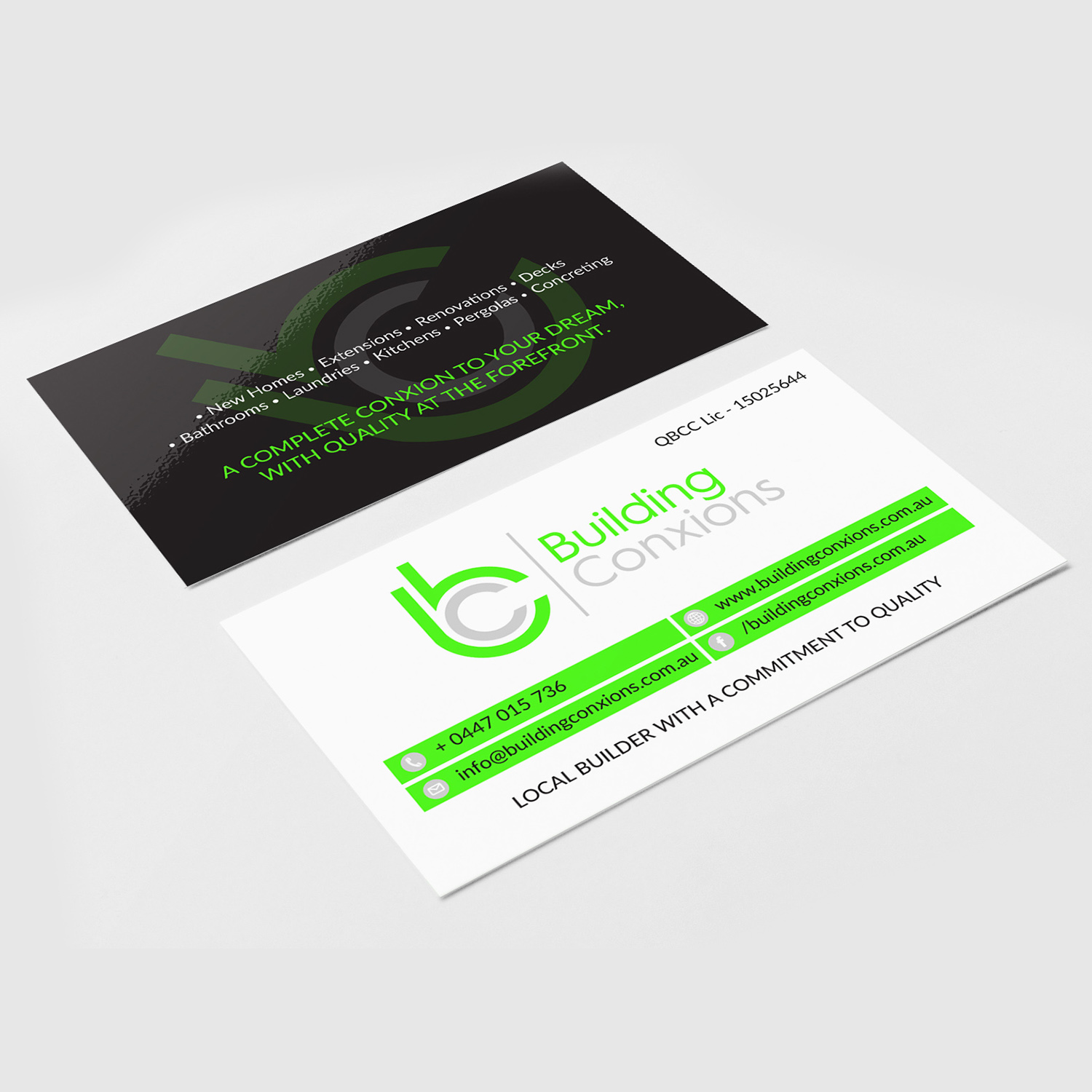 Business Card Design by Ni Oeuvre for Building Conxions | Design #11902015