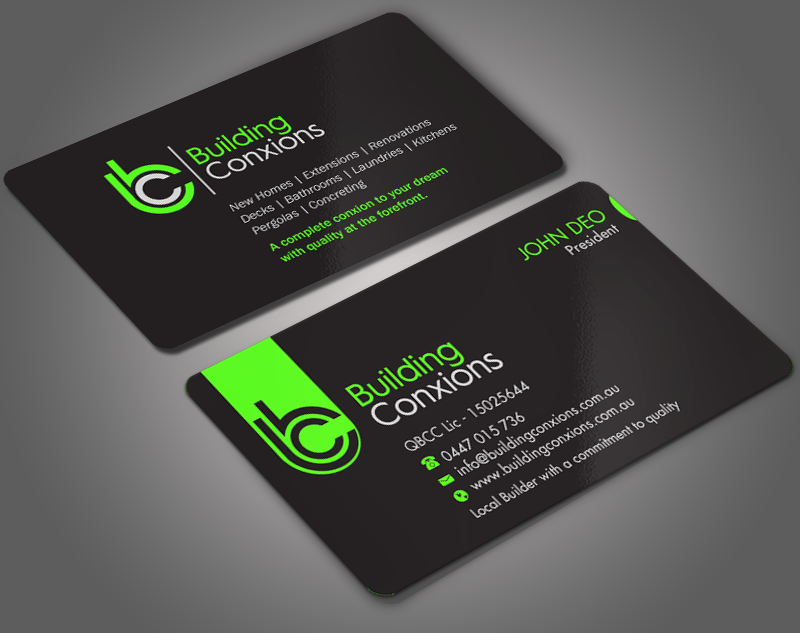 Business Card Design by Brand aid for Building Conxions | Design #11906728