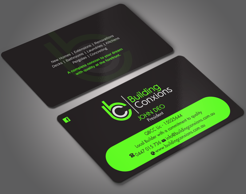 Business Card Design by Brand aid for Building Conxions | Design #11906735