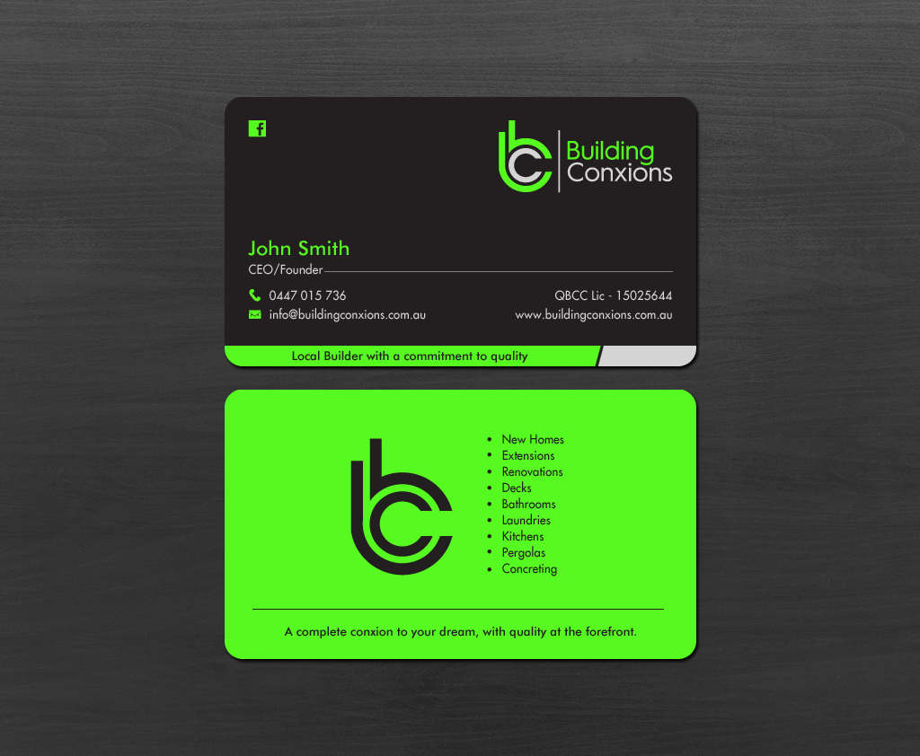 Business Card Design by chandrayaan.creative for Building Conxions | Design #11906315