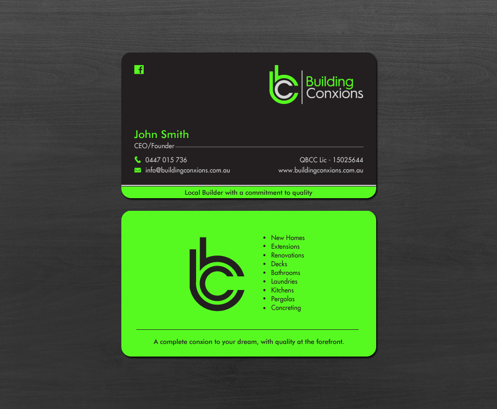 Business Card Design by chandrayaan.creative for Building Conxions | Design #11906316