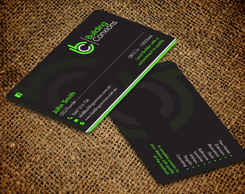 Business Card Design by chandrayaan.creative for Building Conxions | Design #11906336