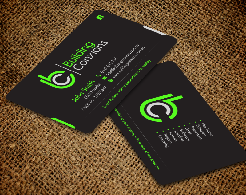 Business Card Design by chandrayaan.creative for Building Conxions | Design #11906338