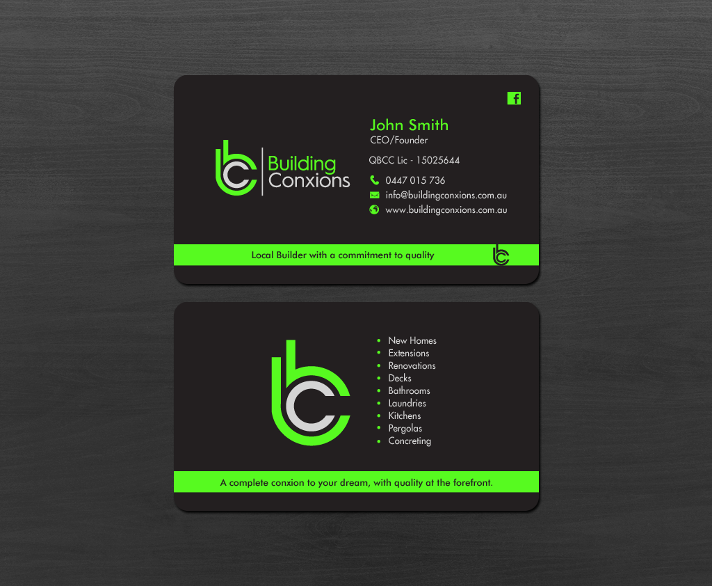 Business Card Design by chandrayaan.creative for Building Conxions | Design #11906339