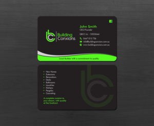 Business Card Design by chandrayaan.creative for Building Conxions | Design: #11906343