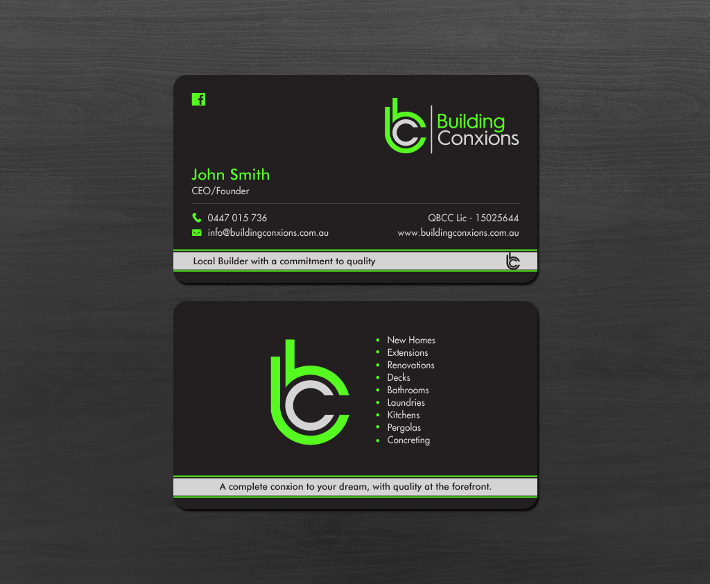Business Card Design by chandrayaan.creative for Building Conxions | Design #11906344