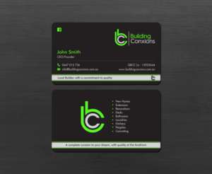 Business Card Design by chandrayaan.creative for Building Conxions | Design: #11906344