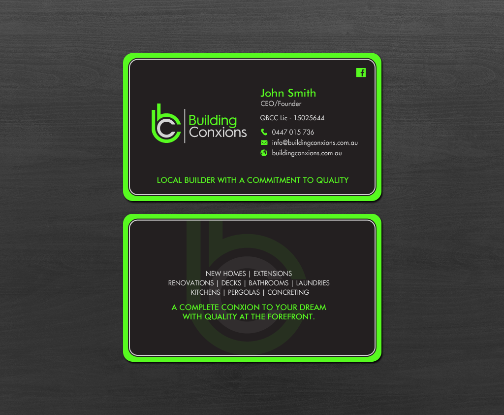 Business Card Design by chandrayaan.creative for Building Conxions | Design #11906345