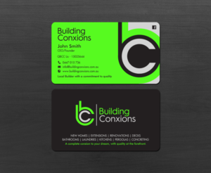 Business Card Design by chandrayaan.creative for Building Conxions | Design: #11906346
