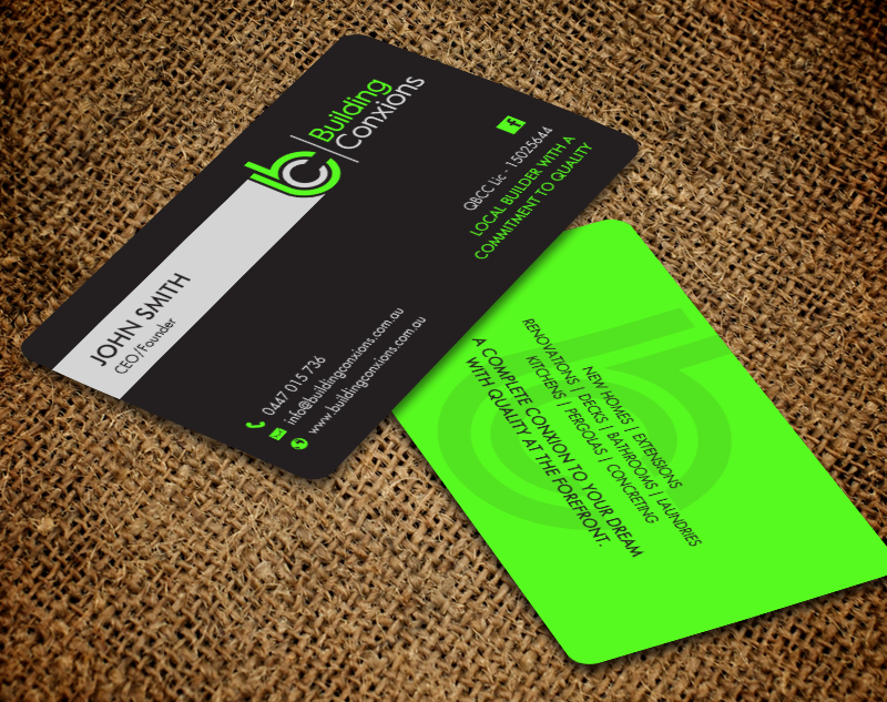Business Card Design by chandrayaan.creative for Building Conxions | Design #11906349