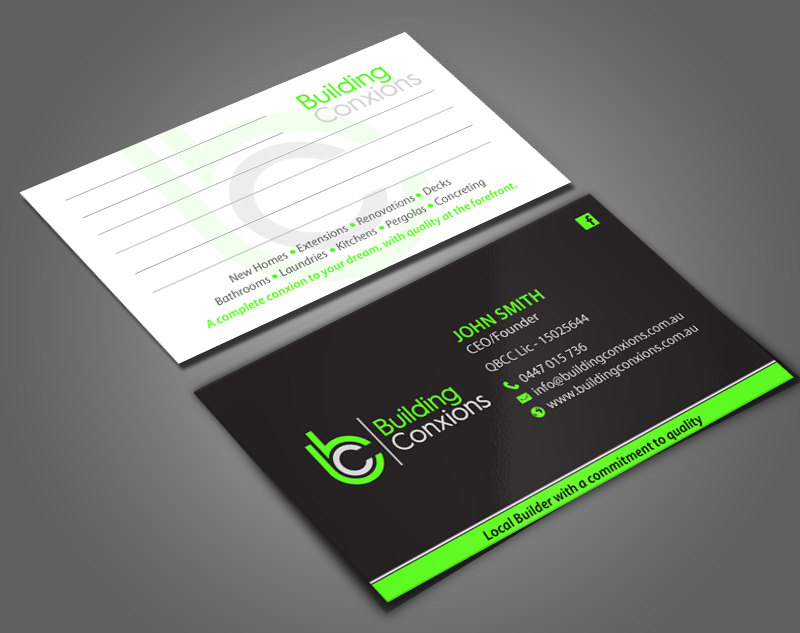 Business Card Design by chandrayaan.creative for Building Conxions | Design #11918898