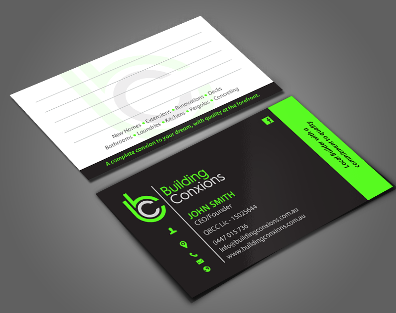 Business Card Design by chandrayaan.creative for Building Conxions | Design #11918902