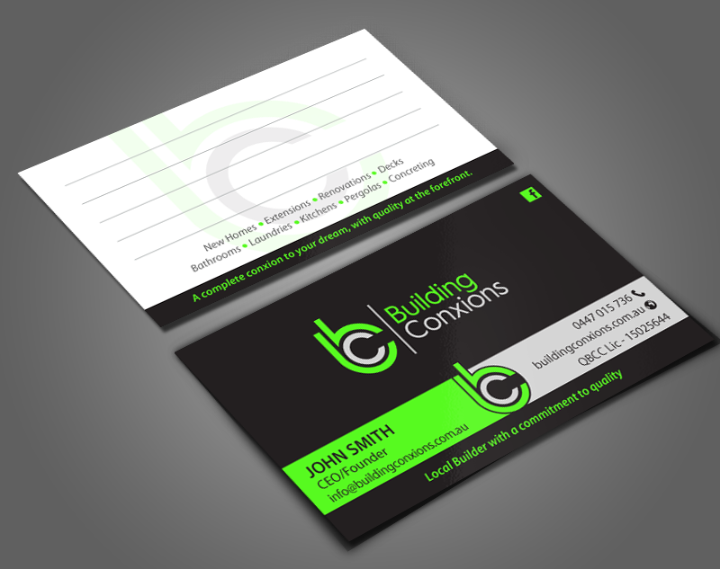 Business Card Design by chandrayaan.creative for Building Conxions | Design #11918915