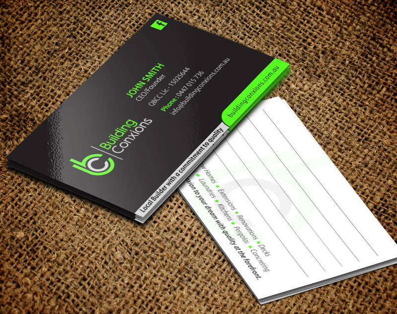 Business Card Design by chandrayaan.creative for Building Conxions | Design #11918969