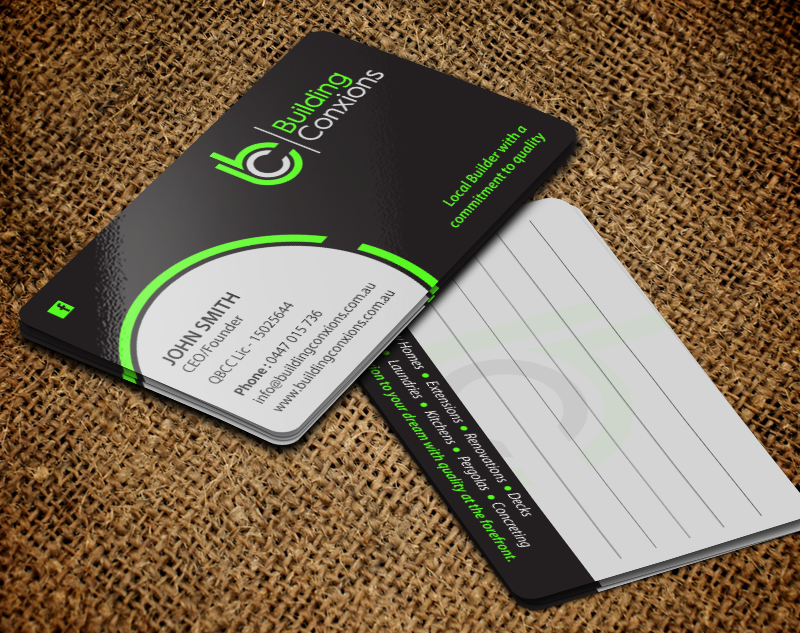 Business Card Design by chandrayaan.creative for Building Conxions | Design #11918972