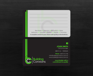 Business Card Design by chandrayaan.creative for Building Conxions | Design: #11918976
