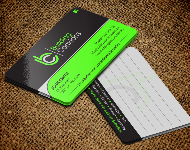 Business Card Design by chandrayaan.creative for Building Conxions | Design #11918991