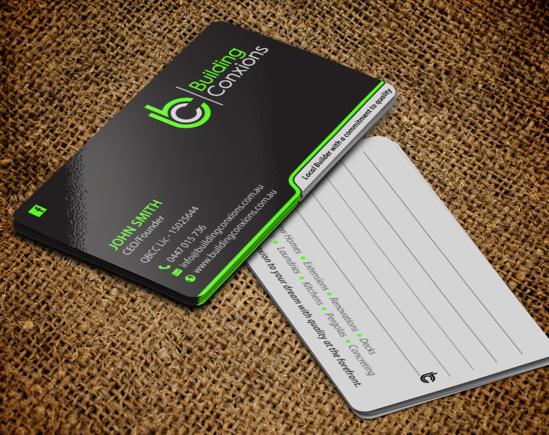 Business Card Design by chandrayaan.creative for Building Conxions | Design #11918993