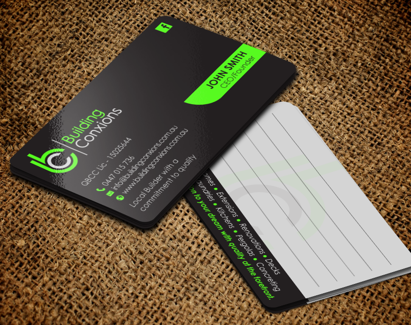 Business Card Design by chandrayaan.creative for Building Conxions | Design #11918994