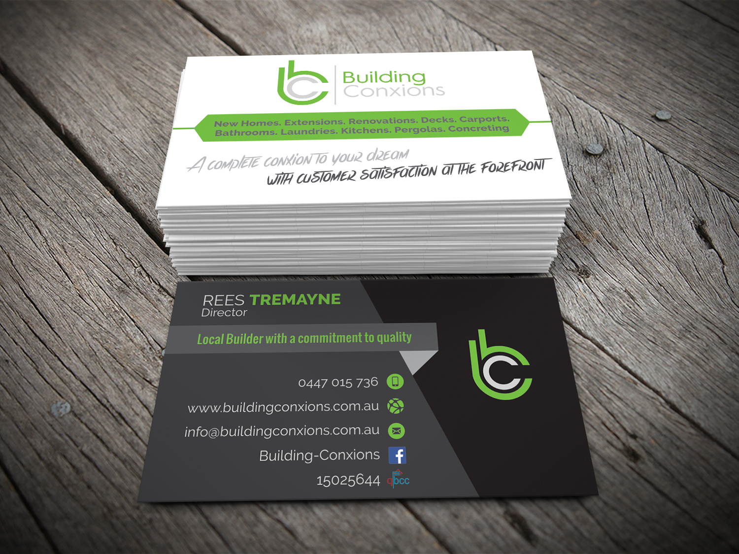 Business Card Design by alhemique1 for Building Conxions | Design #11910005