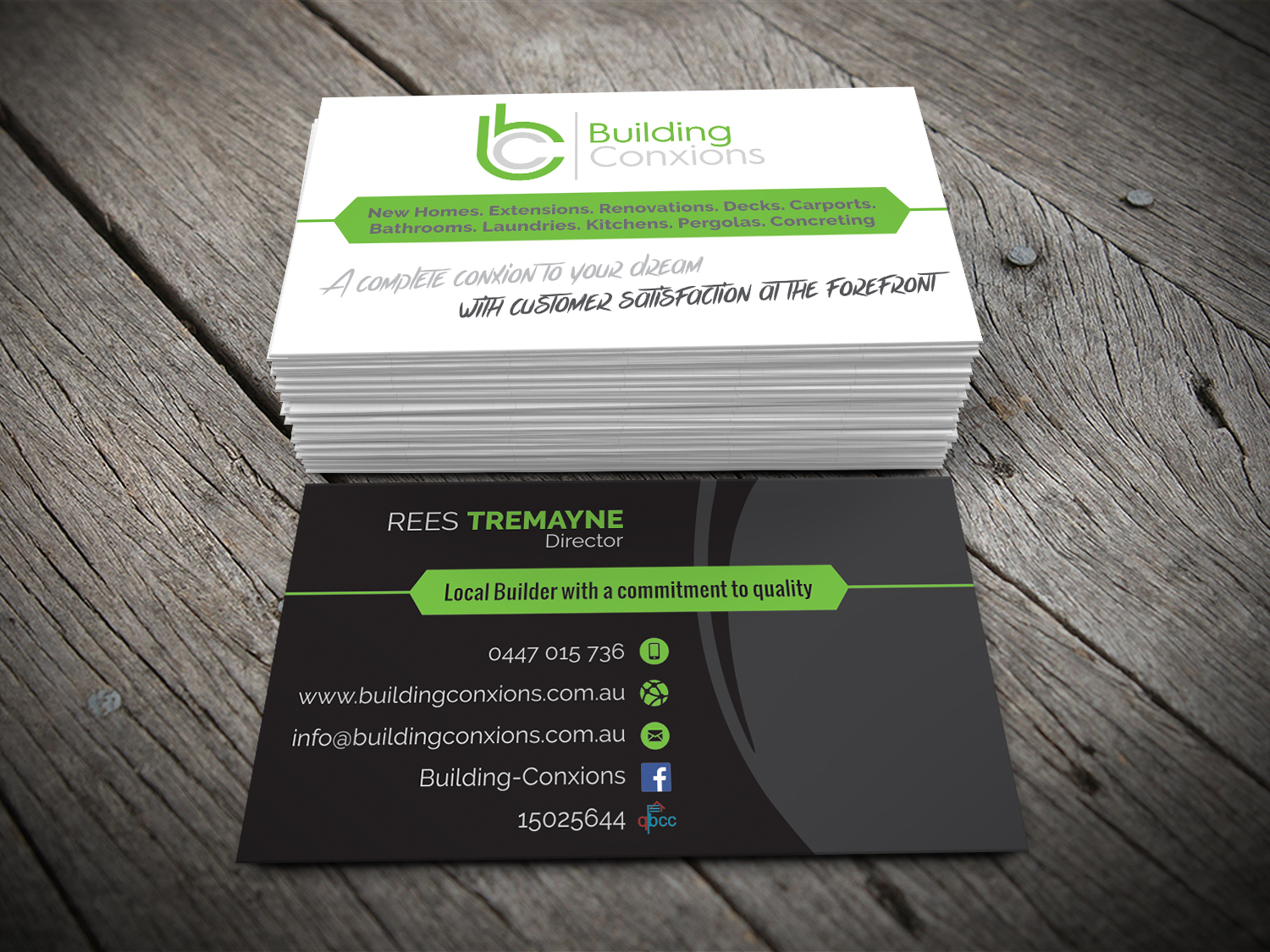 Business Card Design by alhemique1 for Building Conxions | Design #11910006