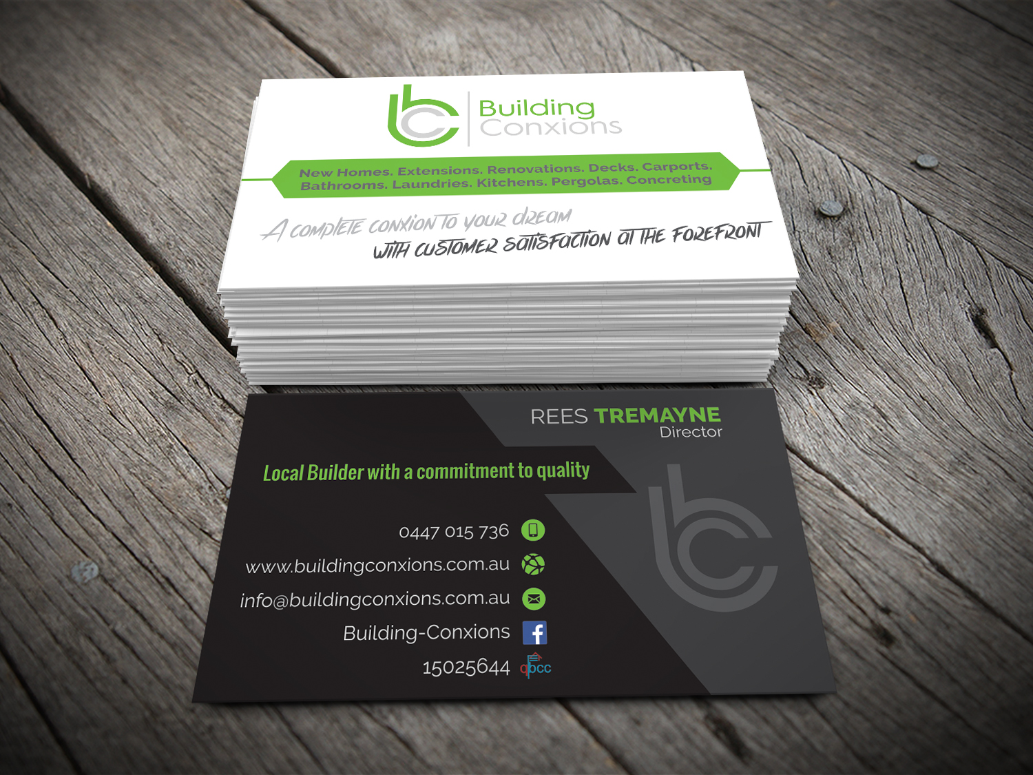 Business Card Design by alhemique1 for Building Conxions | Design #11910012