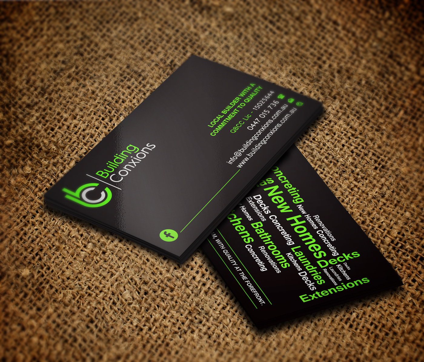 Business Card Design by SKETCH BOOK for Building Conxions | Design #11903998