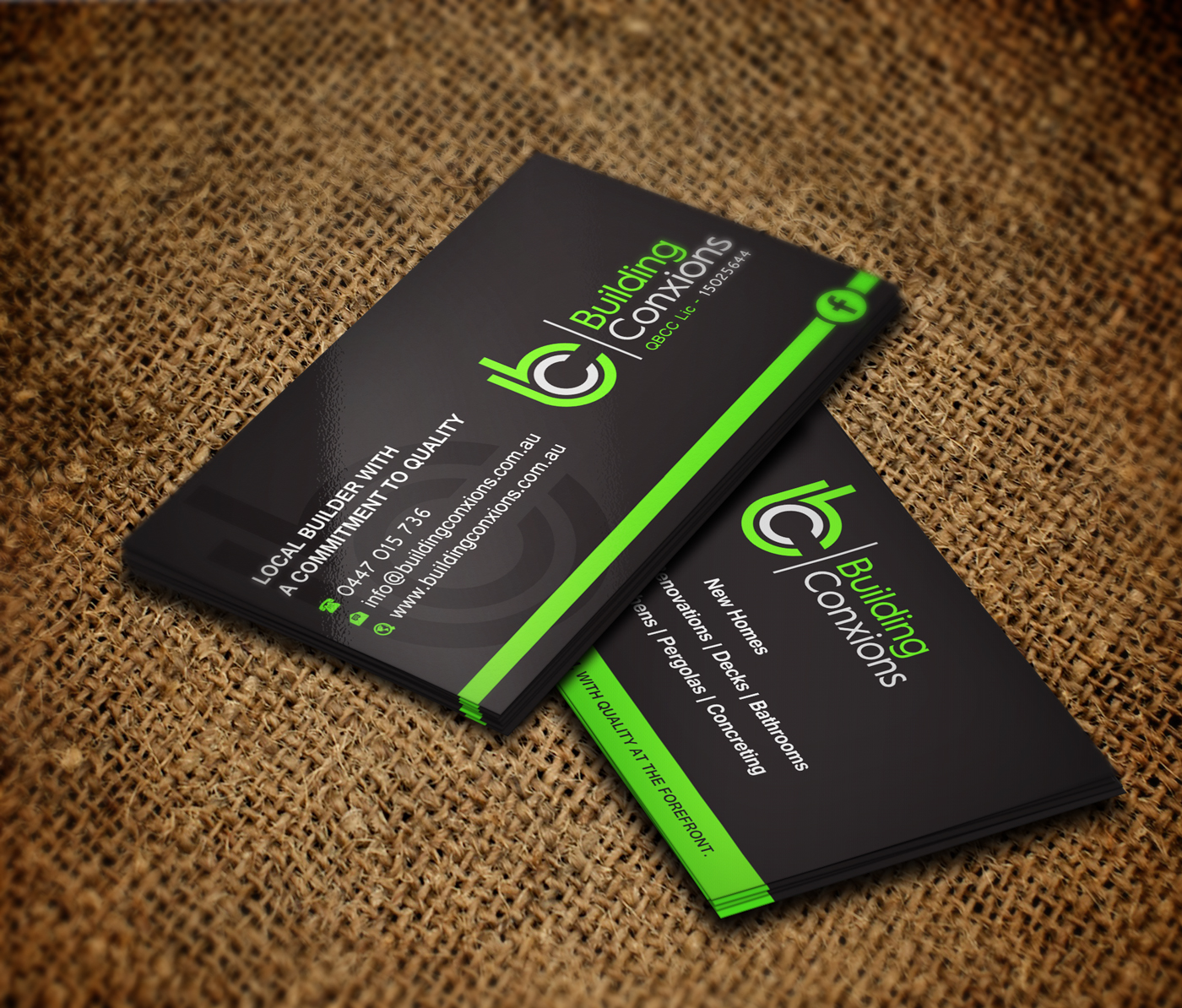 Business Card Design by SKETCH BOOK for Building Conxions | Design #11904011