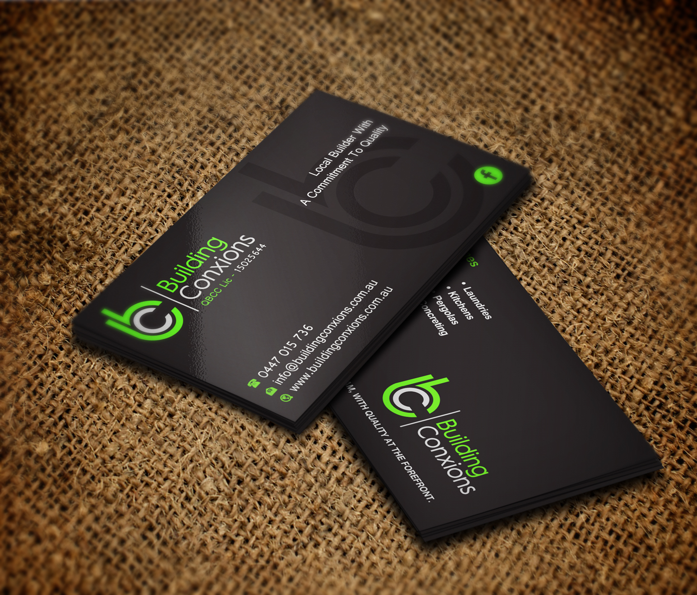 Business Card Design by SKETCH BOOK for Building Conxions | Design #11904012