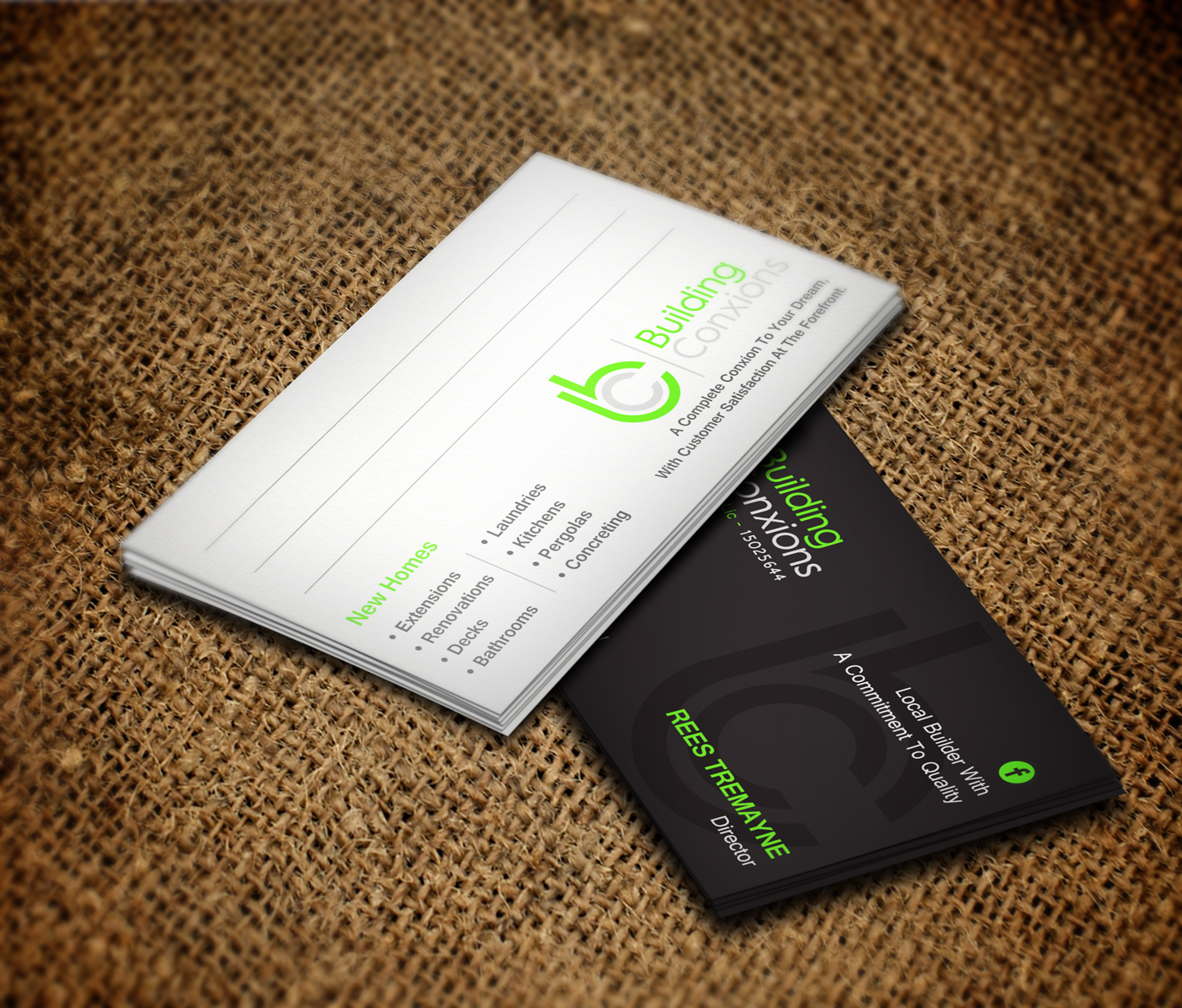 Business Card Design by SKETCH BOOK for Building Conxions | Design #11910118