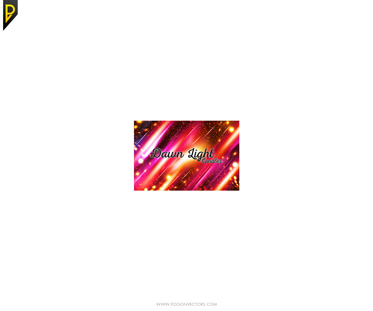 Etikett-Design von poisonvectors für Dawn light candles | Design #11883876