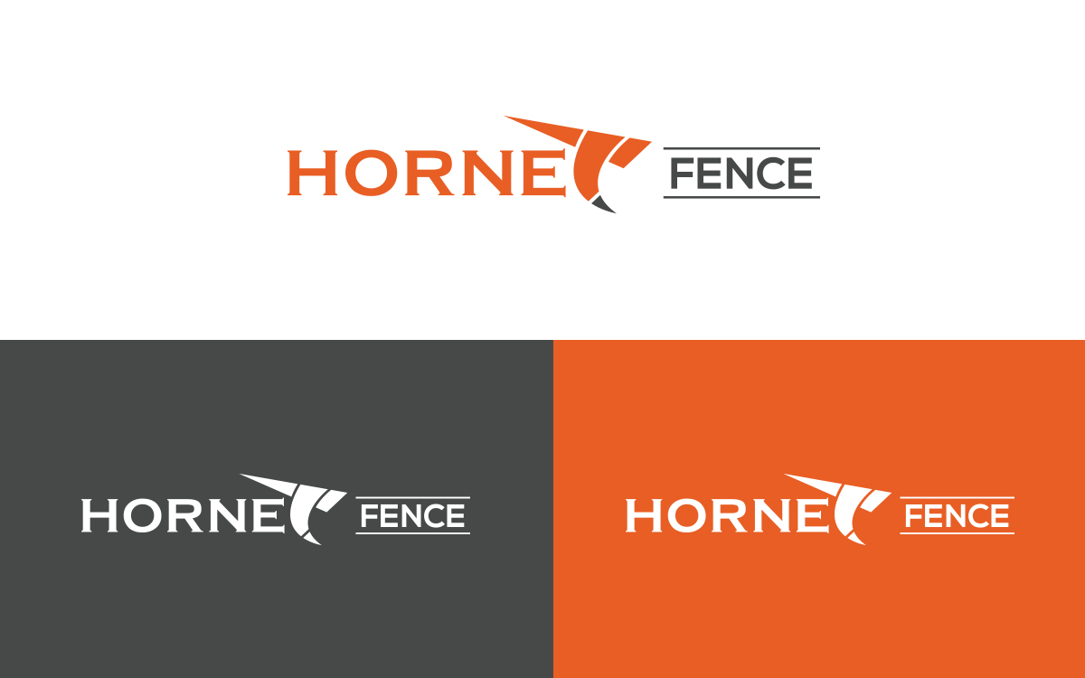Logo Design by Grafactory for Hornet Fence LLC | Design #11967333