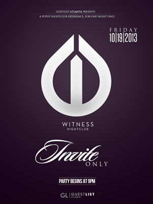 Diseño de Flyer por  D. Robinson para Guestlist | Diseño: #2364070