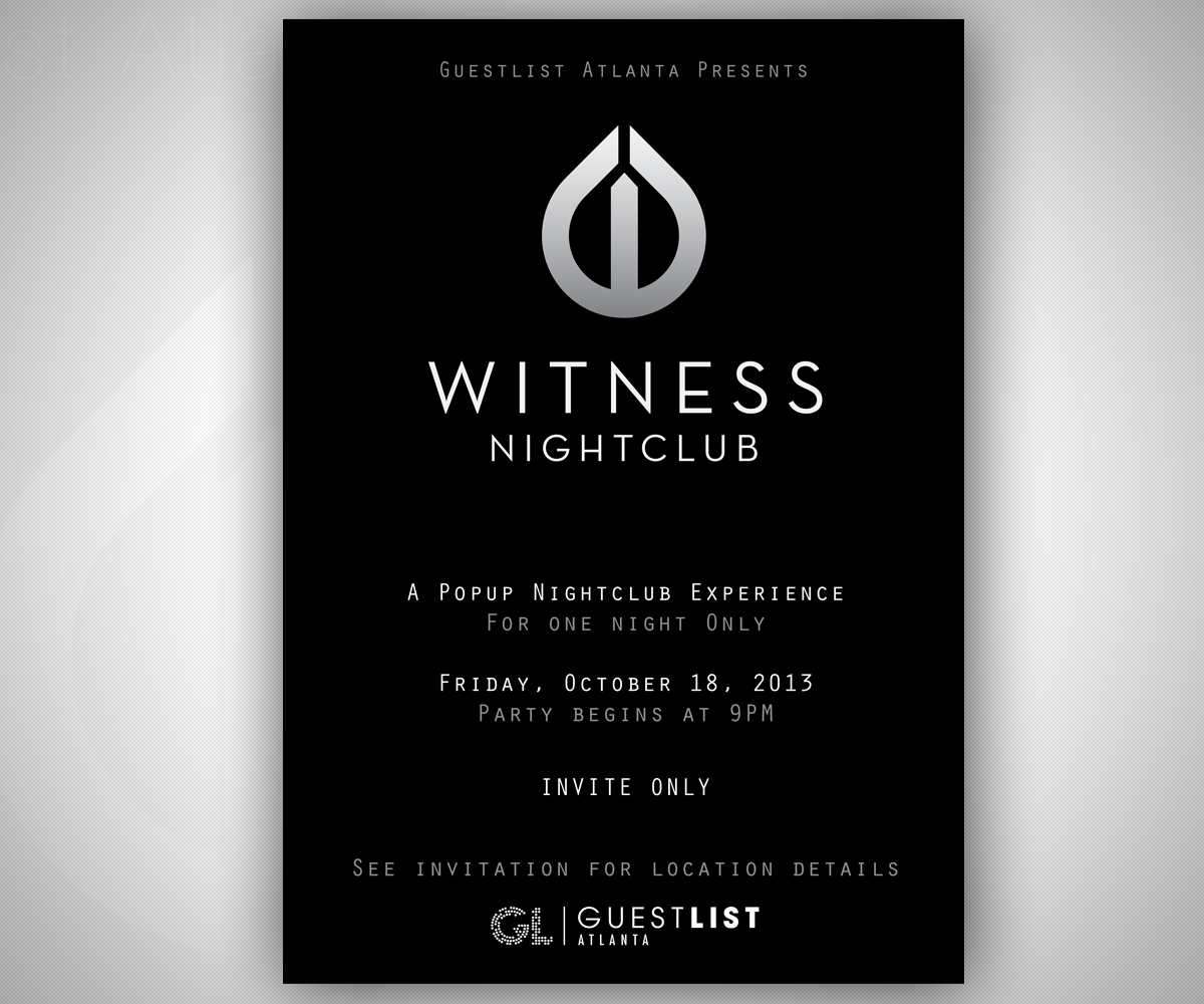 Flyer Design by neboica for Guestlist | Design #2358675