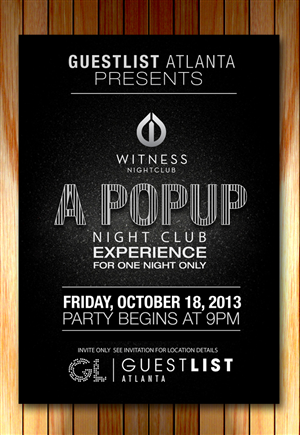 Flyer Design by Sbss for Guestlist | Design: #2361203